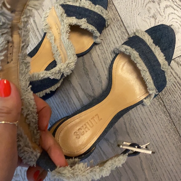Schutz pumps 37.5 denim - Picture 6 of 7